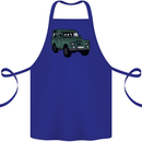 4X4 Off Road Roading 4 Wheel Drive Cotton Apron 100% Organic Royal Blue