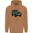 4X4 Off Road Roading 4 Wheel Drive Mens 80% Cotton Hoodie Caramel Latte