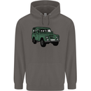 4X4 Off Road Roading 4 Wheel Drive Mens 80% Cotton Hoodie Charcoal