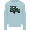 4X4 Off Road Roading 4 Wheel Drive Mens Sweatshirt Jumper Light Blue