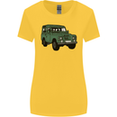 4X4 Off Road Roading 4 Wheel Drive Womens Wider Cut T-Shirt Yellow