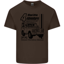 4 Wheel Drive Adventure 4X4 Off Road Kids T-Shirt Childrens Chocolate