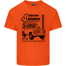 4 Wheel Drive Adventure 4X4 Off Road Kids T-Shirt Childrens Orange