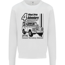4 Wheel Drive Adventure 4X4 Off Road Mens Sweatshirt Jumper White