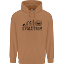 4x4 Evolution Off Roading Road Driving Mens 80% Cotton Hoodie Caramel Latte
