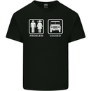 4x4 Problem Solved Off Roading Road Mens Cotton T-Shirt Tee Top Black