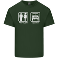 4x4 Problem Solved Off Roading Road Mens Cotton T-Shirt Tee Top Forest Green