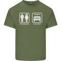 4x4 Problem Solved Off Roading Road Mens Cotton T-Shirt Tee Top Military Green