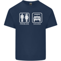 4x4 Problem Solved Off Roading Road Mens Cotton T-Shirt Tee Top Navy Blue