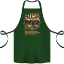 50 Year Old Banger Birthday 50th Year Old Cotton Apron 100% Organic Forest Green