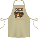 50 Year Old Banger Birthday 50th Year Old Cotton Apron 100% Organic Khaki
