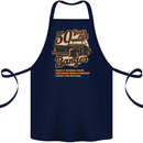 50 Year Old Banger Birthday 50th Year Old Cotton Apron 100% Organic Navy Blue