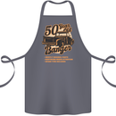 50 Year Old Banger Birthday 50th Year Old Cotton Apron 100% Organic Steel