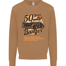 50 Year Old Banger Birthday 50th Year Old Mens Sweatshirt Jumper Caramel Latte