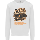 50 Year Old Banger Birthday 50th Year Old Mens Sweatshirt Jumper White