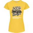 50 Year Old Banger Birthday 50th Year Old Womens Petite Cut T-Shirt Yellow