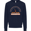 50th Birthday 50 Year Old Ageometer Funny Mens Sweatshirt Jumper Navy Blue