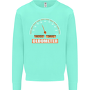 50th Birthday 50 Year Old Ageometer Funny Mens Sweatshirt Jumper Peppermint