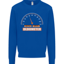 50th Birthday 50 Year Old Ageometer Funny Mens Sweatshirt Jumper Royal Blue
