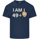 50th Birthday Funny Offensive 50 Year Old Mens Cotton T-Shirt Tee Top Navy Blue