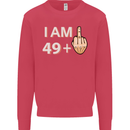 50th Birthday Funny Offensive 50 Year Old Mens Sweatshirt Jumper Heliconia