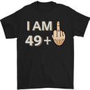 50th Birthday Funny Offensive 50 Year Old Mens T-Shirt 100% Cotton Black