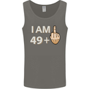 50th Birthday Funny Offensive 50 Year Old Mens Vest Tank Top Charcoal