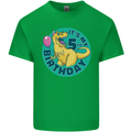5th Birthday Dinosaur T-Rex 5 Year Old Kids T-Shirt Childrens Irish Green