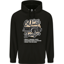 60 Year Old Banger Birthday 60th Year Old Mens 80% Cotton Hoodie Black