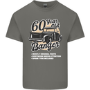 60 Year Old Banger Birthday 60th Year Old Mens Cotton T-Shirt Tee Top Charcoal