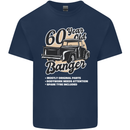 60 Year Old Banger Birthday 60th Year Old Mens Cotton T-Shirt Tee Top Navy Blue