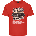 60 Year Old Banger Birthday 60th Year Old Mens Cotton T-Shirt Tee Top Red