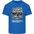60 Year Old Banger Birthday 60th Year Old Mens Cotton T-Shirt Tee Top Royal Blue
