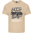60 Year Old Banger Birthday 60th Year Old Mens Cotton T-Shirt Tee Top Sand