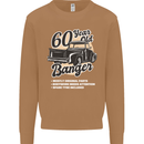 60 Year Old Banger Birthday 60th Year Old Mens Sweatshirt Jumper Caramel Latte