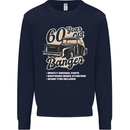 60 Year Old Banger Birthday 60th Year Old Mens Sweatshirt Jumper Navy Blue