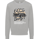 60 Year Old Banger Birthday 60th Year Old Mens Sweatshirt Jumper Sports Grey