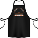 60th Birthday 60 Year Old Ageometer Funny Cotton Apron 100% Organic Black