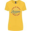 60th Birthday 60 Year Old Awesome Looks Like Womens Wider Cut T-Shirt Yellow