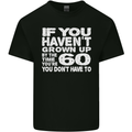 60th Birthday 60 Year Old Don't Grow Up Funny Mens Cotton T-Shirt Tee Top Black