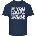 60th Birthday 60 Year Old Don't Grow Up Funny Mens Cotton T-Shirt Tee Top Navy Blue