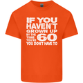 60th Birthday 60 Year Old Don't Grow Up Funny Mens Cotton T-Shirt Tee Top Orange