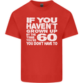 60th Birthday 60 Year Old Don't Grow Up Funny Mens Cotton T-Shirt Tee Top Red
