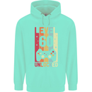60th Birthday 60 Year Old Level Up Gamming Mens 80% Cotton Hoodie Peppermint
