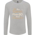60th Birthday Queen Sixty Years Old 60 Mens Long Sleeve T-Shirt Sports Grey