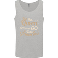 60th Birthday Queen Sixty Years Old 60 Mens Vest Tank Top Sports Grey