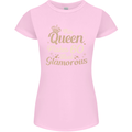 60th Birthday Queen Sixty Years Old 60 Womens Petite Cut T-Shirt Light Pink