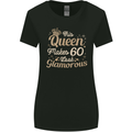 60th Birthday Queen Sixty Years Old 60 Womens Wider Cut T-Shirt Black