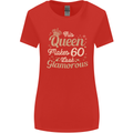60th Birthday Queen Sixty Years Old 60 Womens Wider Cut T-Shirt Red