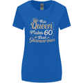 60th Birthday Queen Sixty Years Old 60 Womens Wider Cut T-Shirt Royal Blue